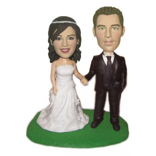 custom wedding cake topper bobblehead