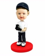 little boy baseball custom bobbleheads