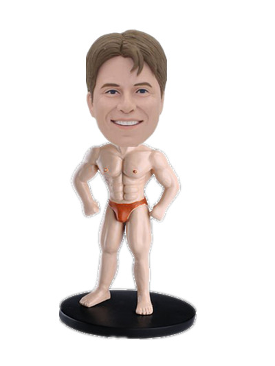 Personalized Bobble Head Doll Muscle Man