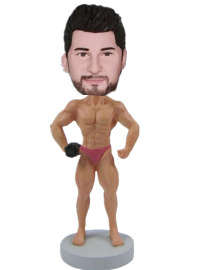 Charming muscle man Customize Bobble Head
