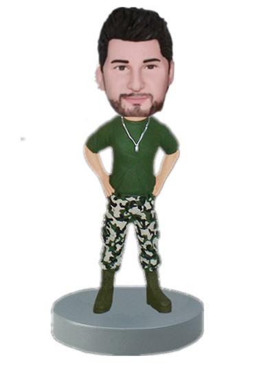 Bobble head Army Officer
