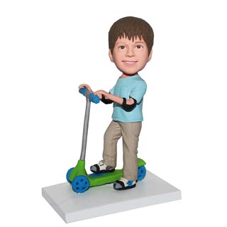 Kid Scooterbobble head