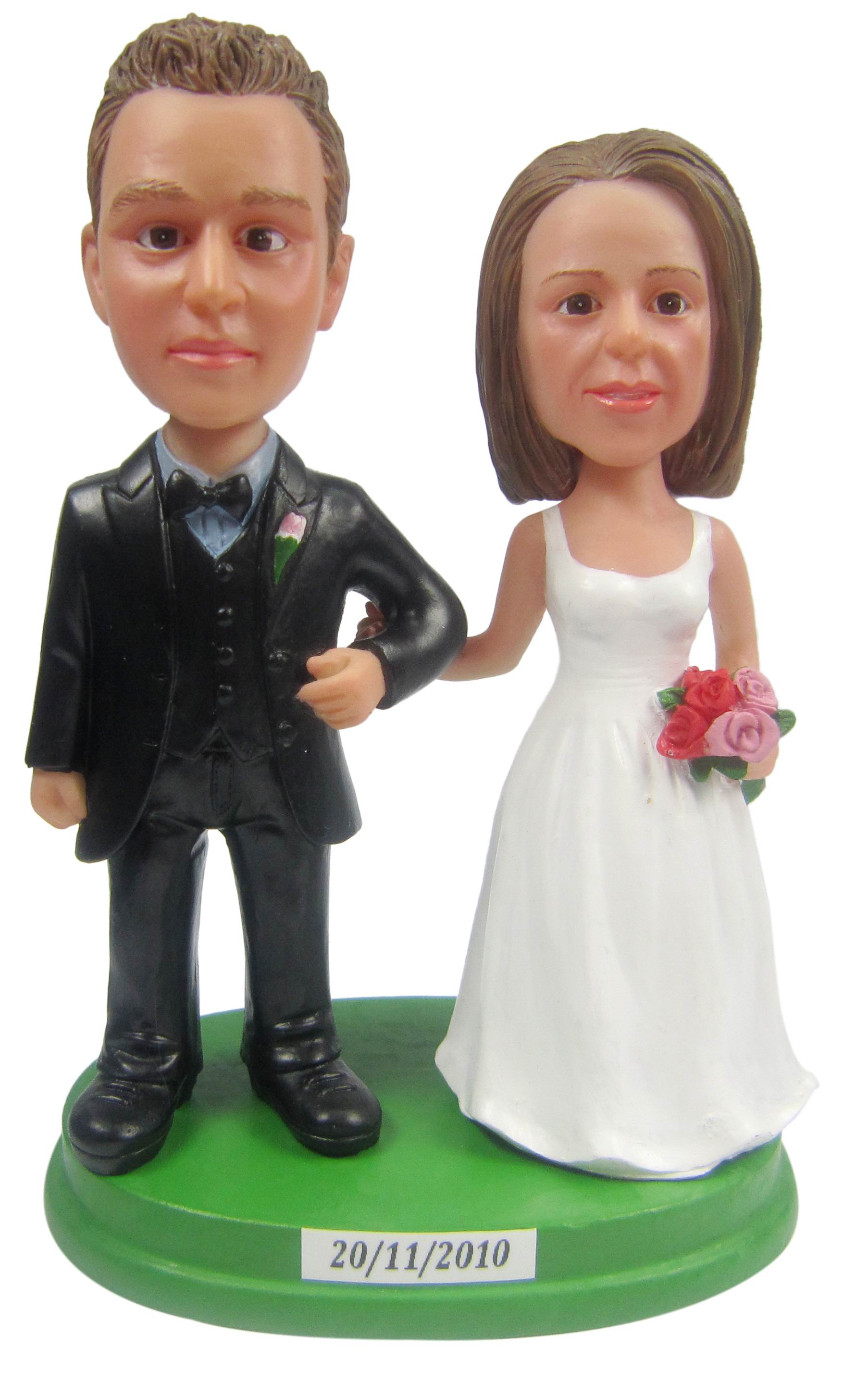 Wedding Couple bobblehead doll 
