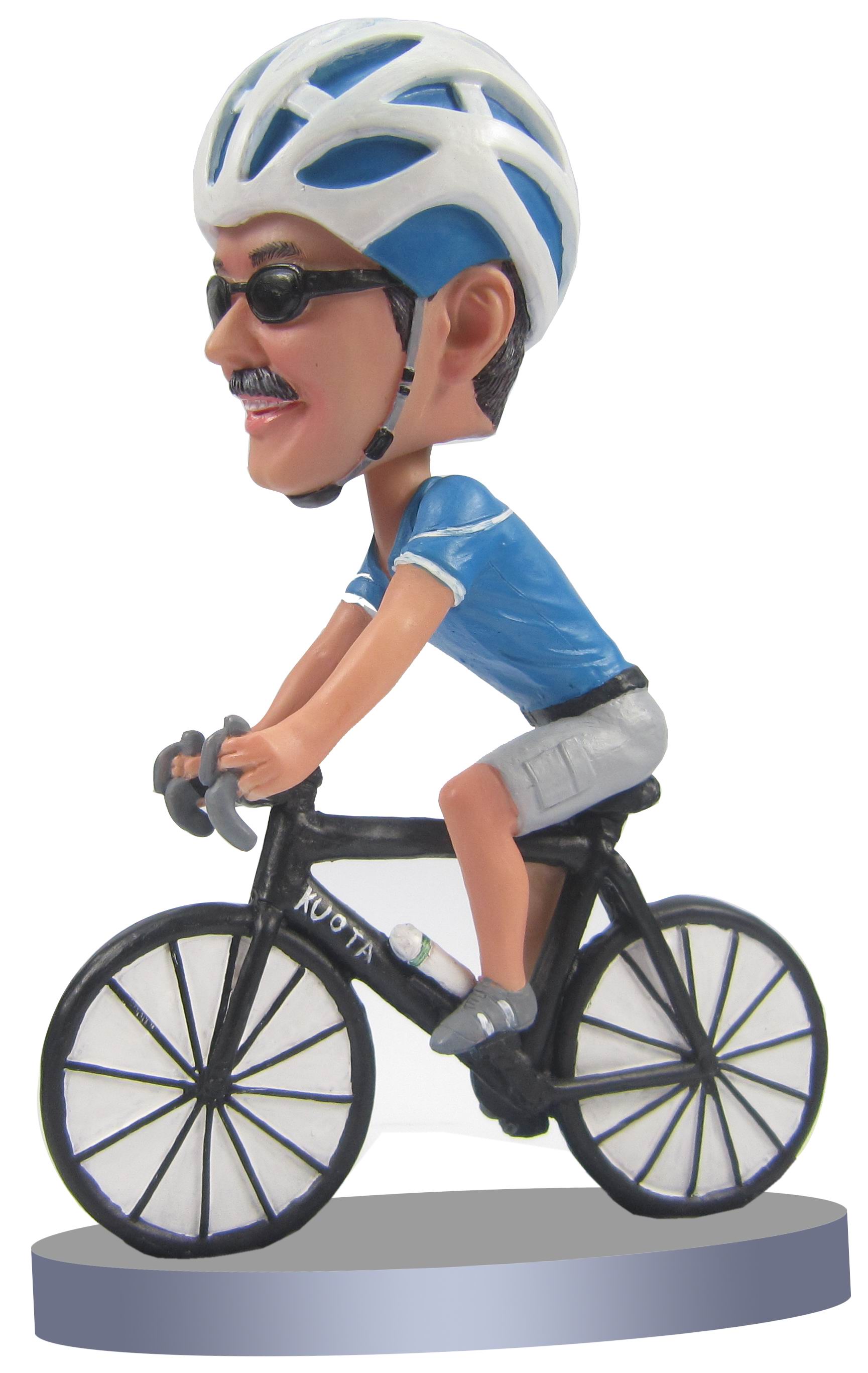 Man Bicycle-Rider custom bobblehead doll