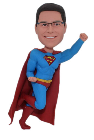 superman custom bobble head  doll