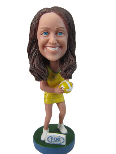 Volleyball female customized bobblehead doll