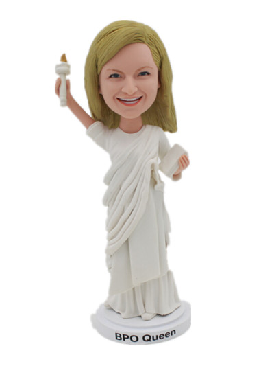 Statue Of Liberty Woman Custom bobble Heads