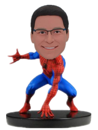 Spider man custom bobblehead doll