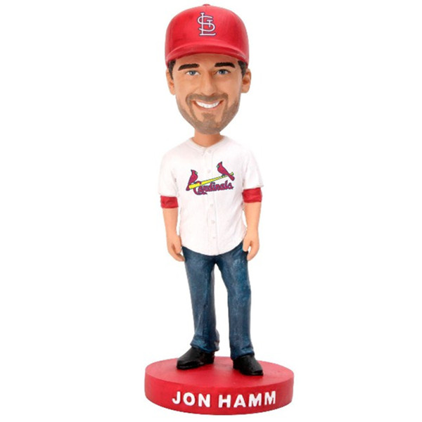 Casual man with a red hat customized bobblehead
