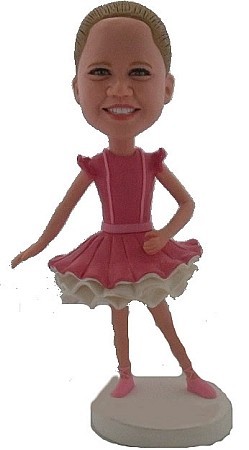 Dancing Custom Bobblehead little girl