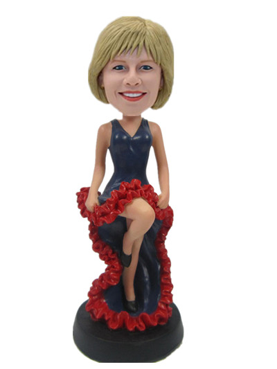 Best bobbleheads with beautiful evening dress