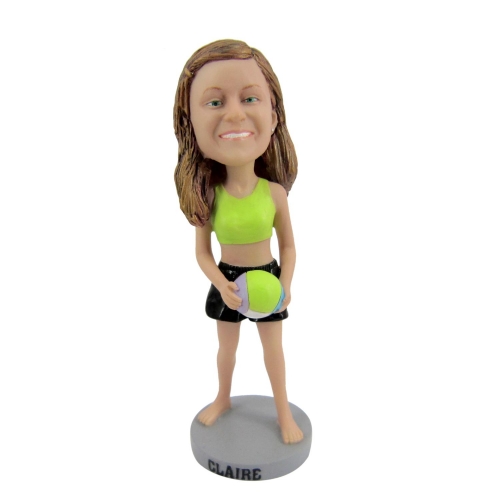 Volleyball Player Bobble Head Doll