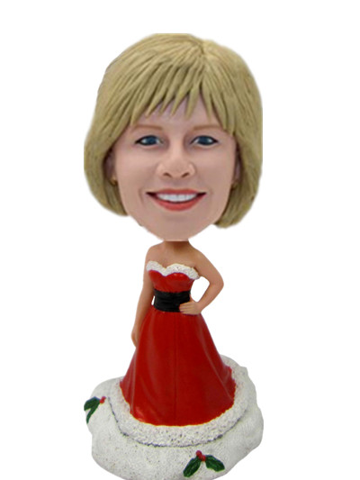 Christmas Gift Custom  bobblehead doll