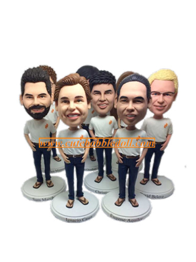 Company Award 8 Bobble heads Hands In Packets