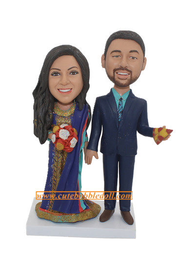 Custom Bobblehead Indian Couple