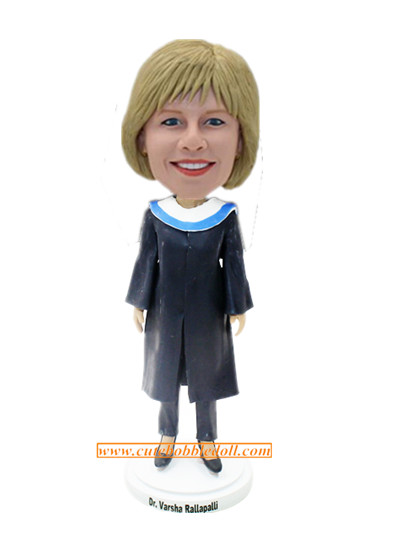 Graduation Gift Female Custom Bobble Head