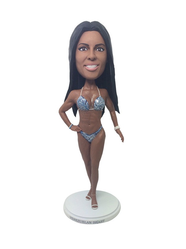 Sext lady in bikini custom bobble head