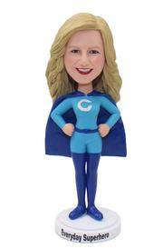 personalized customizable supergirl bobblehead custom with logo