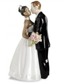 wedding couple custom bobblehead cake toppers