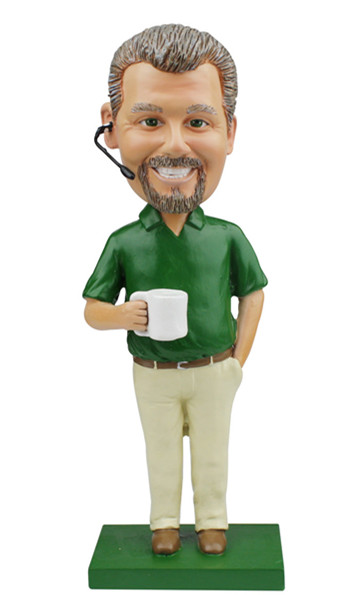 custom bobbleheads bluetooth man