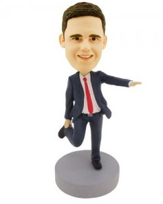custom bobblehead dancing colleague