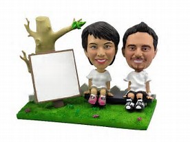 custom couple bobblehead