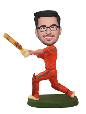 Customized Bobblehead Cricket Player