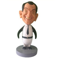 Funny penguin body bobble heads