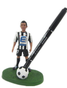 football fun custom bobblehead pen holder