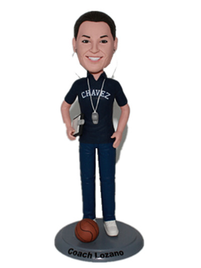 Coach Female Custom bobble head Doll Coach Female bobble head