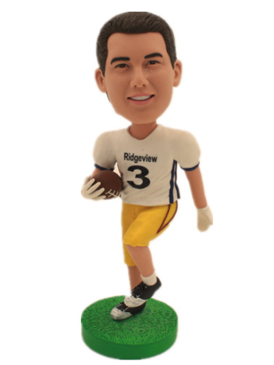 American football custom bobble head