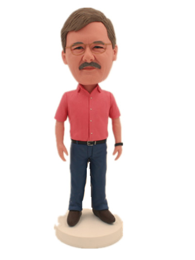 casual male bobblehead