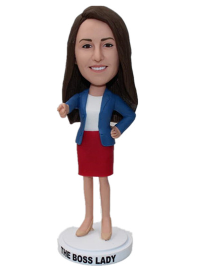Custom bobble head female boss