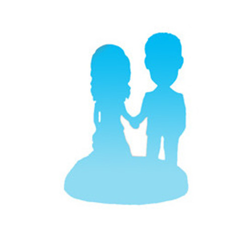 customized couple bobbblehead