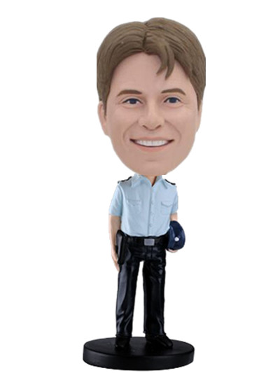 Custom bobblehead policeman