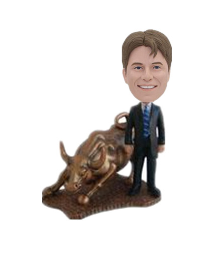 Wall Street 1 Executive with suit bobblehead