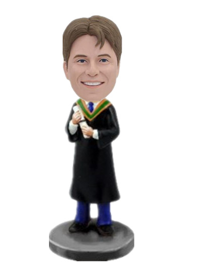 graduation custom bobble head