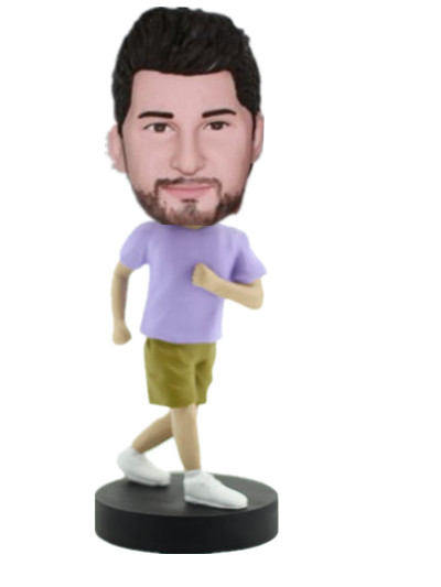 Running Man Bobblehead doll