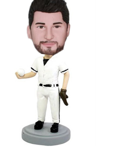 baseball male bobble heads doll