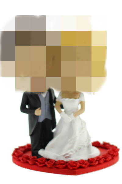 Custom couple bobble heads