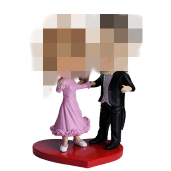 custom bobblehead couple bobble head doll dancing