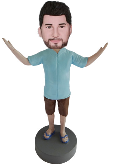 custom bobbleheads casual male