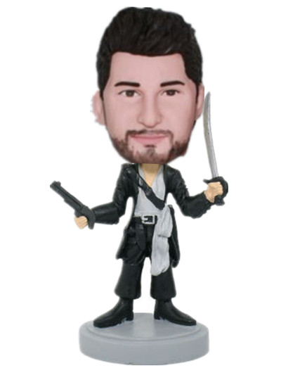 Pirate custom Bobblehead doll