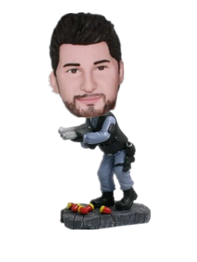 Shooter Bobblehead Custom bobblehead dolls