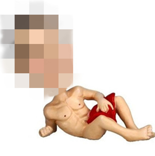 shirtless sex man bobble head doll