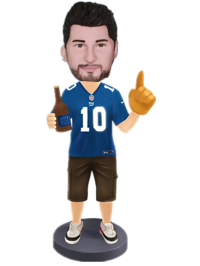 Customized Bobble Head NewYork Giants Fan