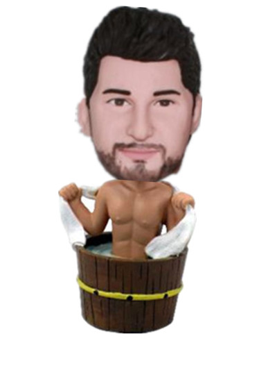Bobblehead Bathing Man