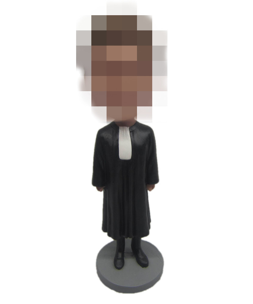 Custom bobbleheads Female lower in Long Black Dress
