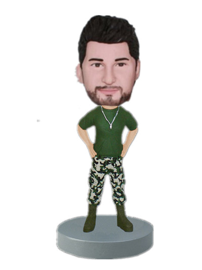 Army Officer Bobble head
