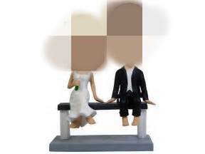 custom couple bobble head